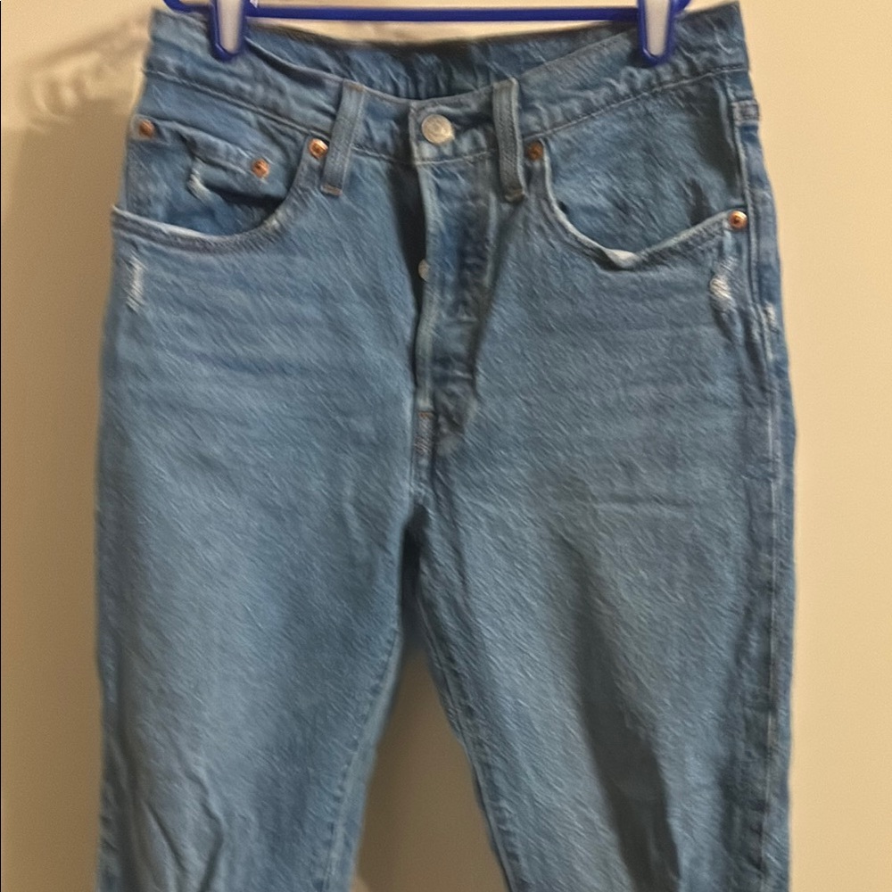 Levi's Blue Straight Leg Jeans Classic Denim